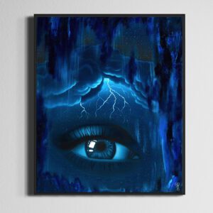 'The Awakening Eye' oil painting - Original - Price on Request