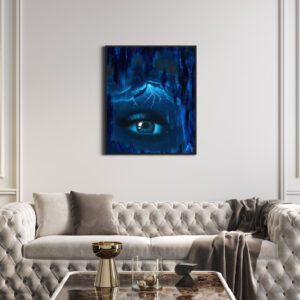 'The Awakening Eye' oil painting - Original - Price on Request - Image 3