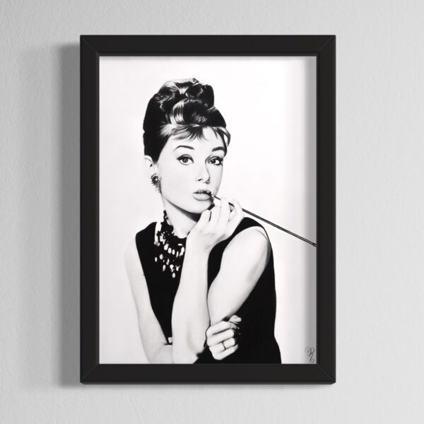 Audrey Hepburn - Original Pencil Drawing - Price on Request