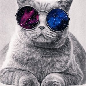 Galactic gaze - print