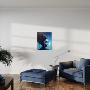 Tears of Azure Blue - oil painting - Image 3