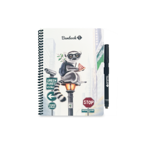 Milo the Lemur - Erasable notebook + pen